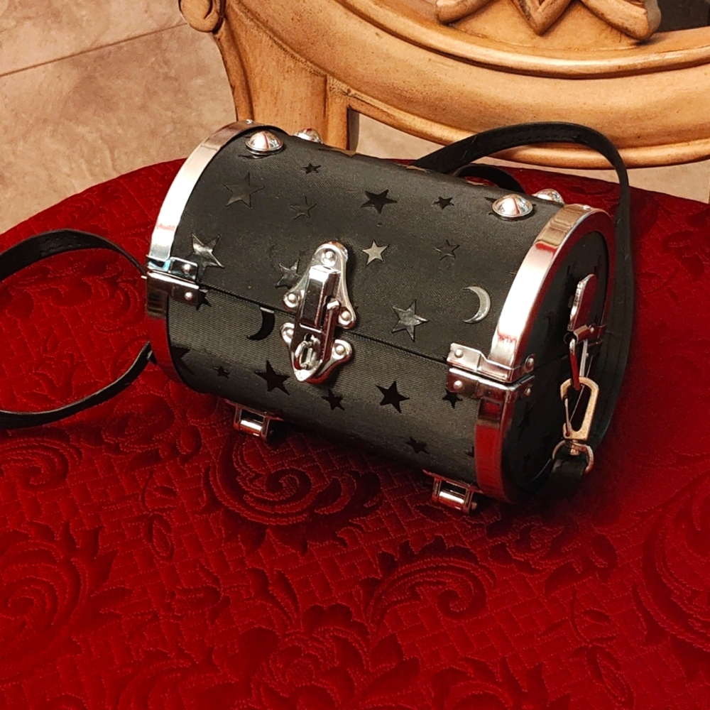 Retro authentic 1990s star and moon Shell purse - Vintage